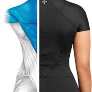 TOMMIE COPPER Charcoal Gray Fitted Short Sleeve T-Shirt Compression